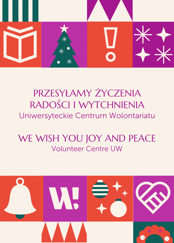 Przesyłamy życzenia radości i wytchnienia | We wish you joy and peace