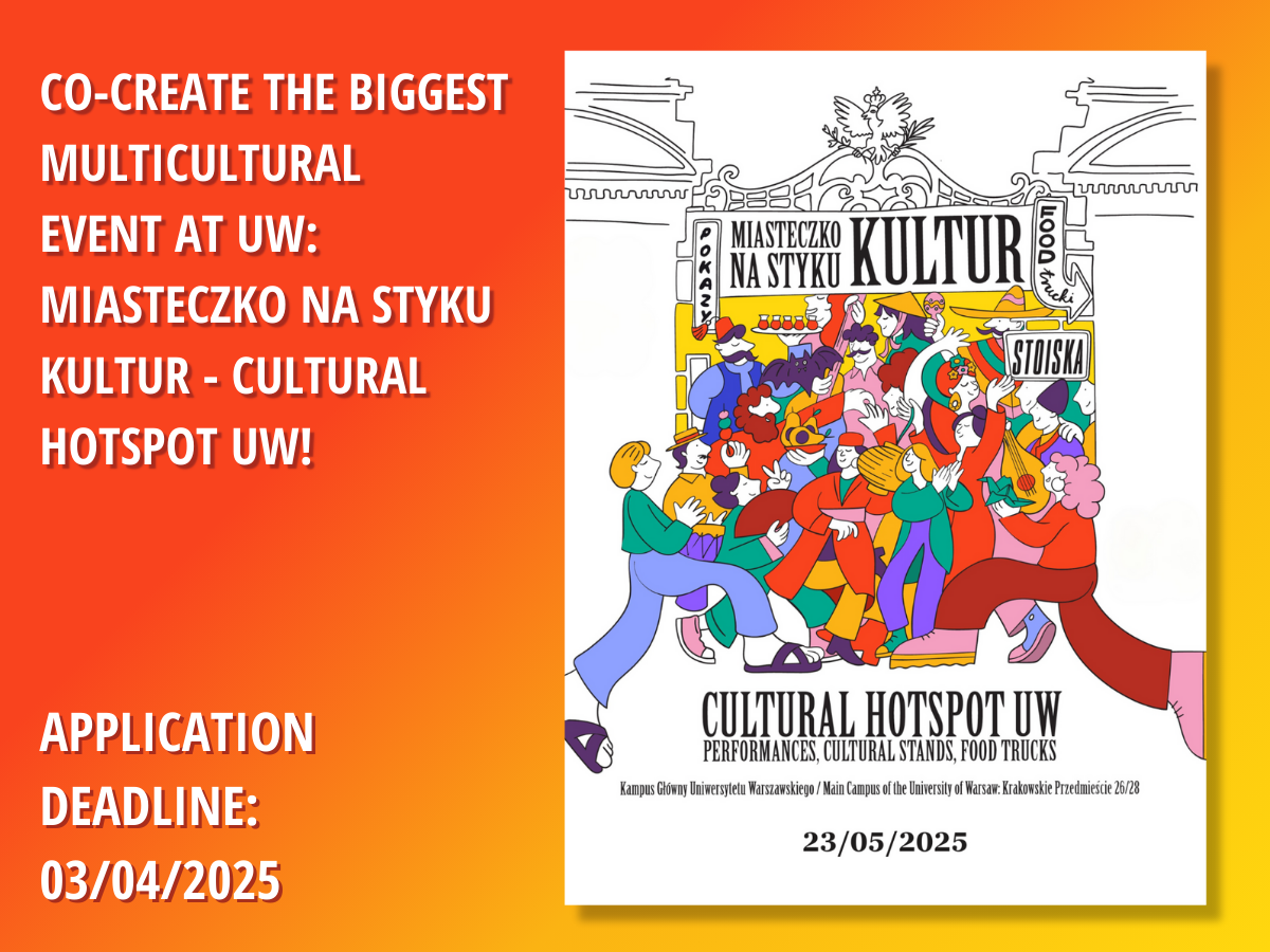 Promotion graphic - Miasteczko na styku kultur - Cultural HotSpot UW 2025